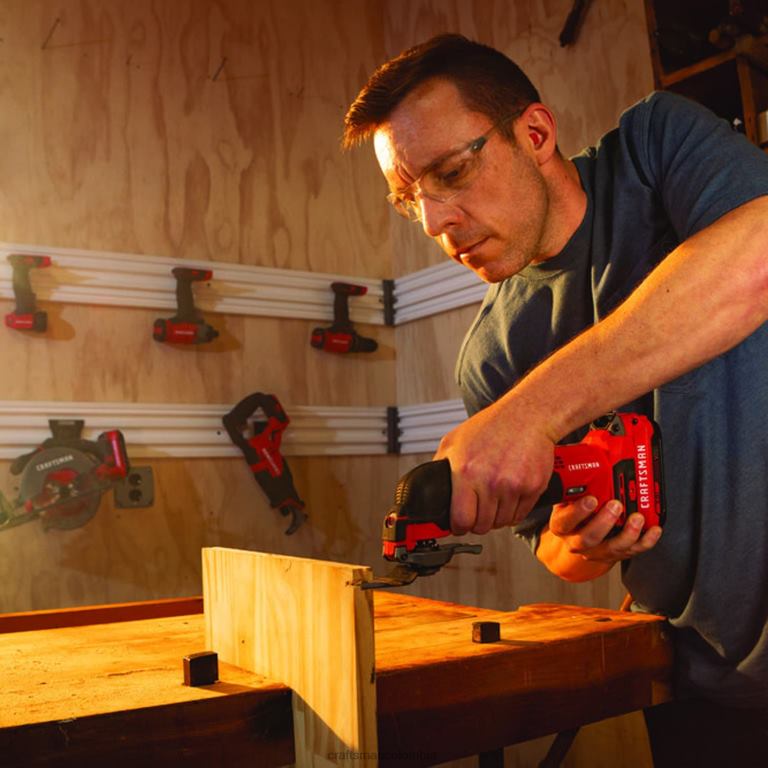 Herramientas eléctricas Kit de herramientas oscilantes de 11 piezas inalámbrico v20 de velocidad variable máxima de 20 voltios con estuche blando (1 batería incluida) CRAFTSMAN TR4N99