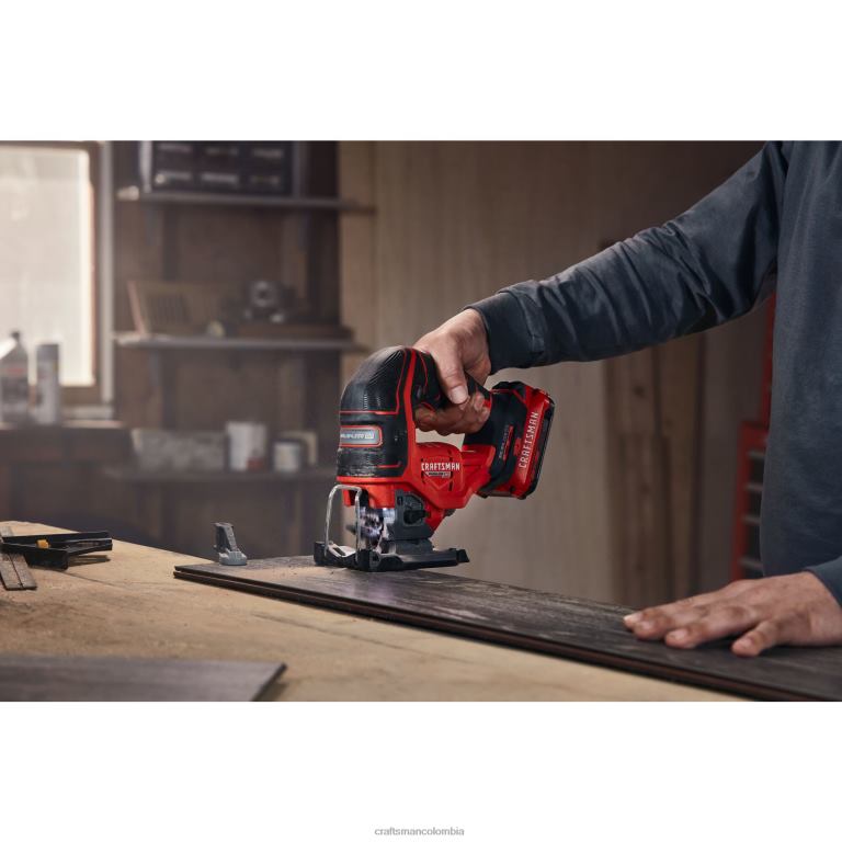 Herramientas eléctricas Sierra de vaivén inalámbrica sin llave, de velocidad variable y sin escobillas v20 rp, 20 voltios máx. (herramienta básica) CRAFTSMAN TR4N8