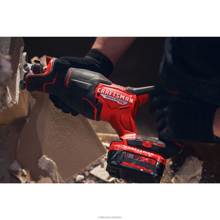 Herramientas eléctricas Sierra recíproca inalámbrica sin escobillas v20 rp de velocidad variable máxima de 20 voltios (herramienta básica) CRAFTSMAN TR4N21