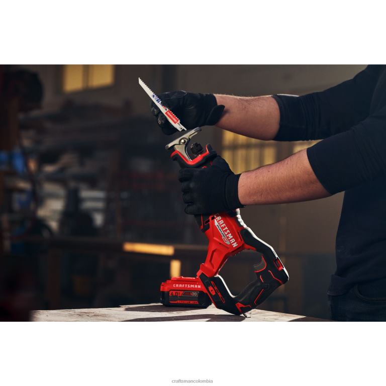 Herramientas eléctricas Sierra recíproca inalámbrica sin escobillas v20 rp de velocidad variable máxima de 20 voltios (herramienta básica) CRAFTSMAN TR4N21