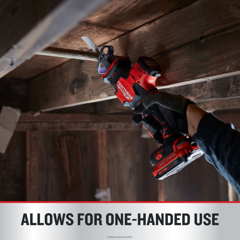 Herramientas eléctricas Sierra recíproca inalámbrica sin escobillas v20 rp de velocidad variable máxima de 20 voltios (herramienta básica) CRAFTSMAN TR4N34