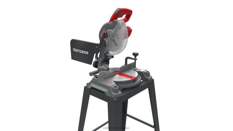 Herramientas eléctricas Sierra ingletadora con cable compuesta de bisel simple de 7-1/4 pulgadas y 9 amperios con guía láser CRAFTSMAN TR4N159