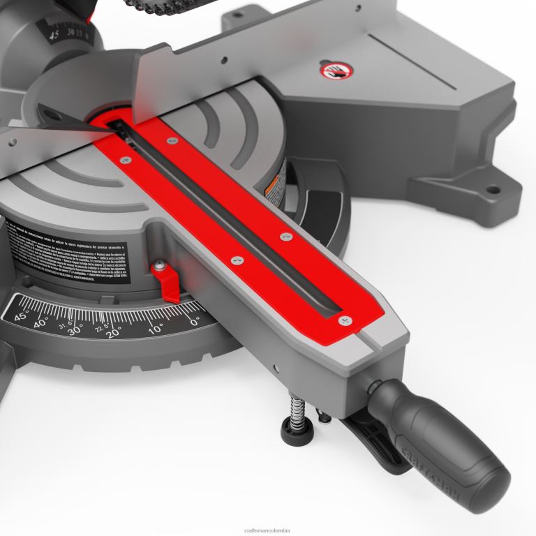 Herramientas eléctricas Sierra ingletadora con cable compuesta deslizante de bisel simple de 7-1/4 pulgadas y 9 amperios CRAFTSMAN TR4N158