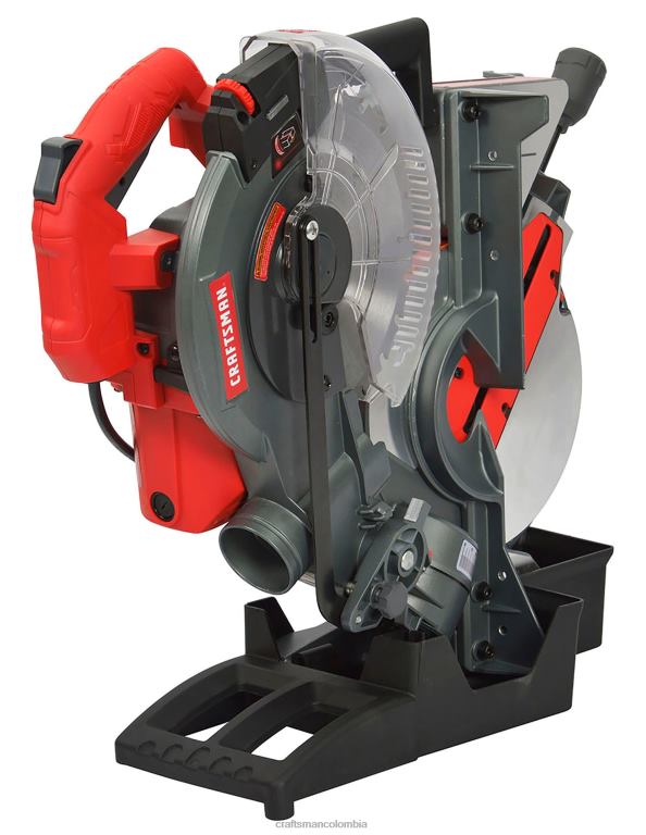 Herramientas eléctricas Sierra ingletadora con cable compuesta plegable de bisel simple de 10 pulgadas y 15 amperios con guía láser CRAFTSMAN TR4N155