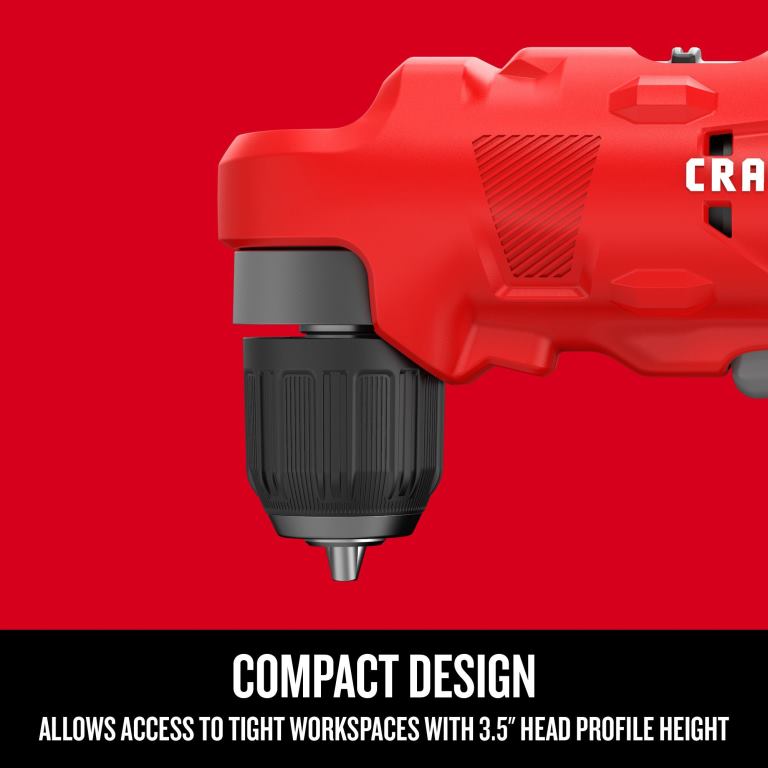 Herramientas eléctricas Taladro inalámbrico de ángulo recto v20 de 20 voltios y 3/8 pulgadas CRAFTSMAN TR4N113