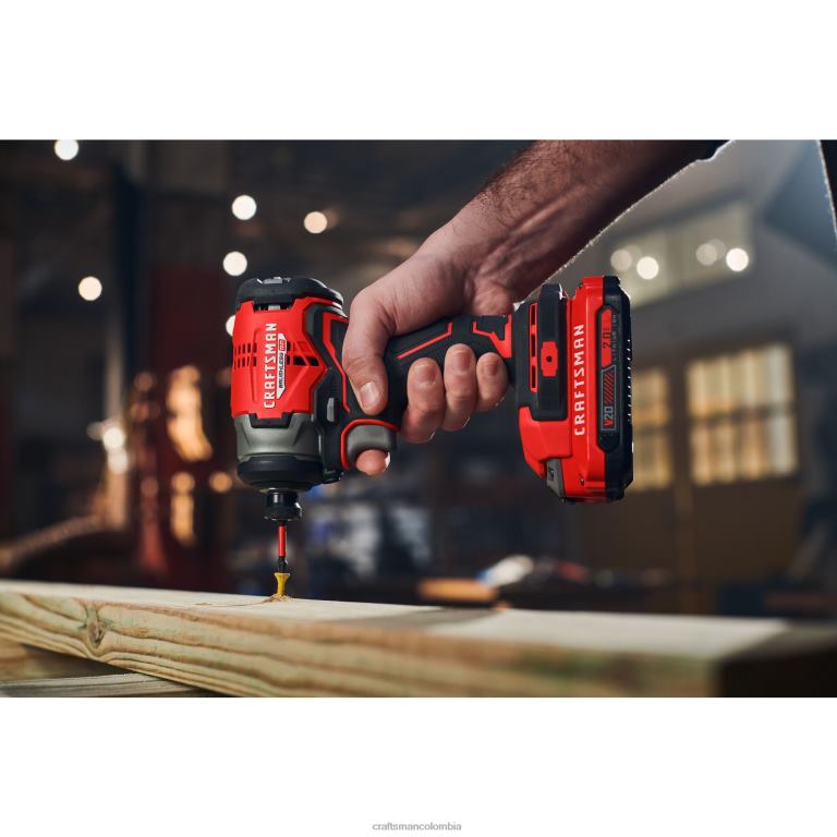 Herramientas eléctricas v20 rp Atornillador de impacto inalámbrico sin escobillas de 20 voltios máx. de 1/4 de pulgada CRAFTSMAN TR4N114