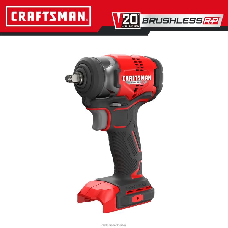 Herramientas eléctricas v20 rp Llave de impacto inalámbrica con accionamiento de 3/8 pulgadas, velocidad variable máxima, sin escobillas, 20 voltios (herramienta básica) CRAFTSMAN TR4N27