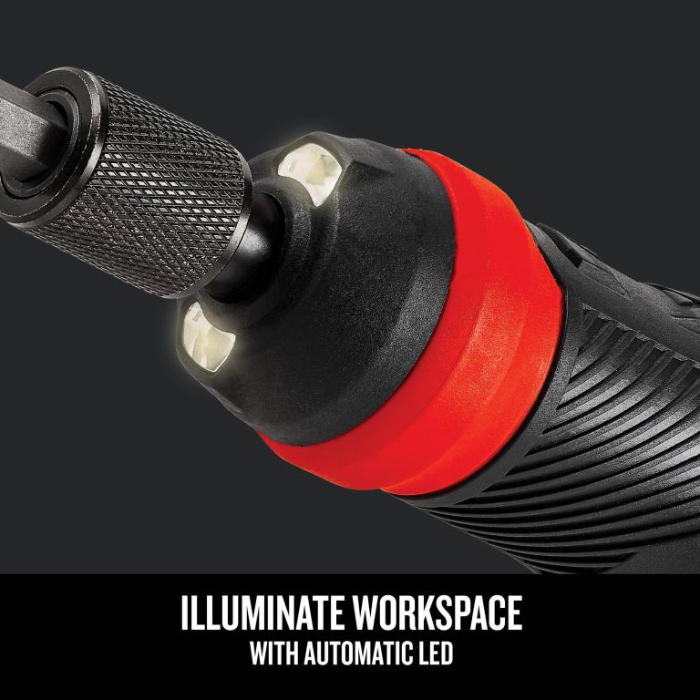 Herramientas eléctricas Destornillador inalámbrico de 4 voltios máximo de 1/4 de pulgada (1 batería incluida y cargador incluido) CRAFTSMAN TR4N151